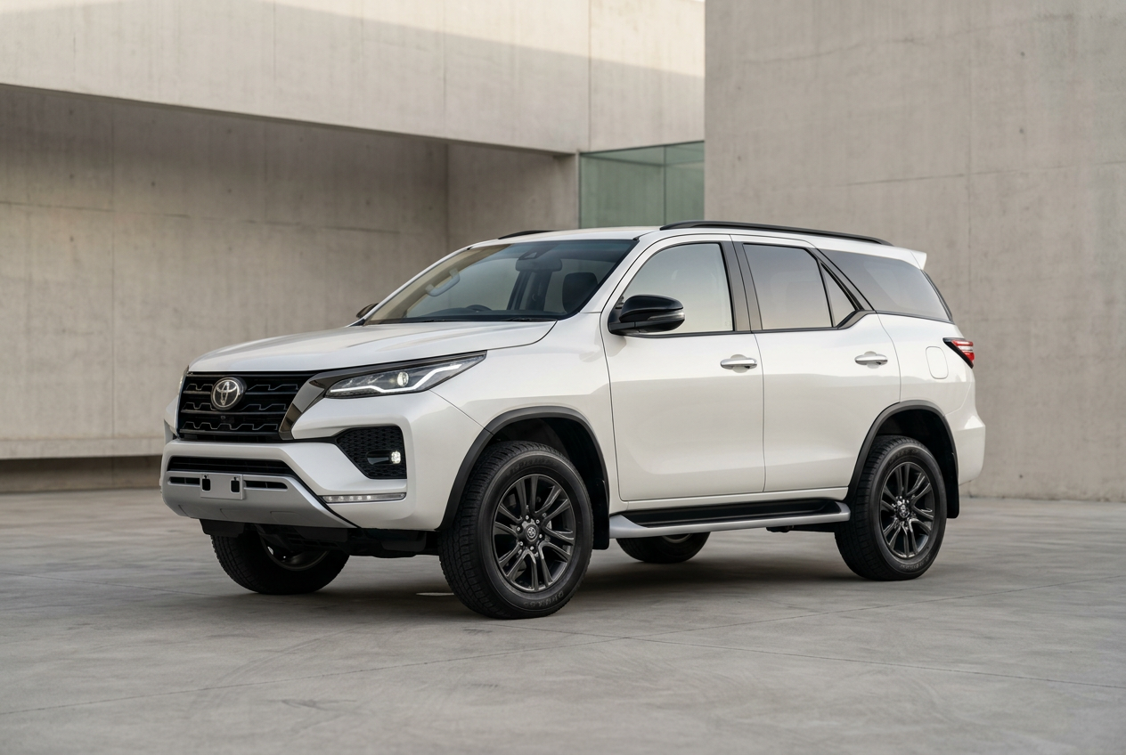 2021 Toyota Fortuner, front three-quarter view